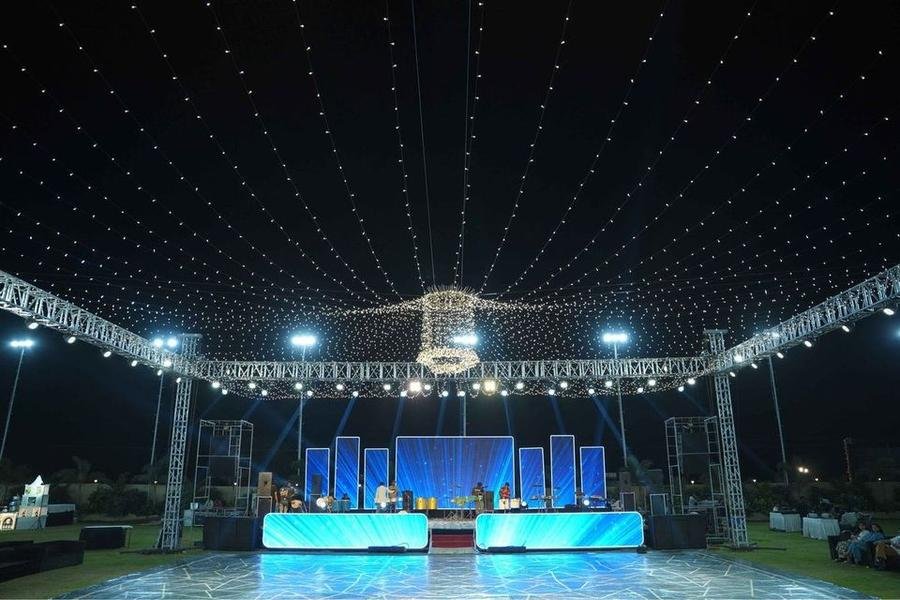 Lagan Lux grand production stage lighting and consultation venue